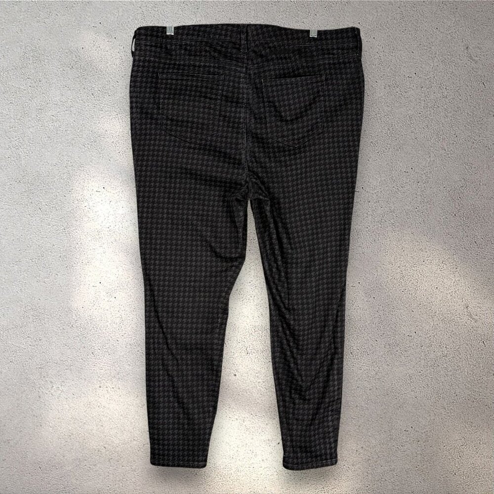 Torrid Sky High Skinny Pants Women's 20R Black Houndstooth Academia Office Siren - Picture 2 of 7